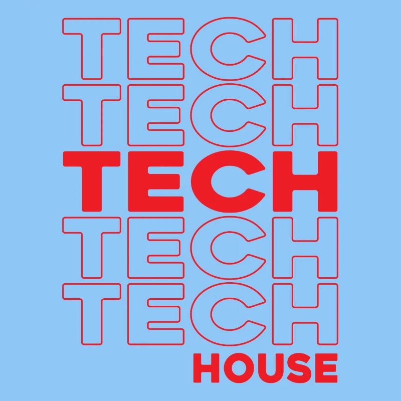 Tech House Neon-Stacks
