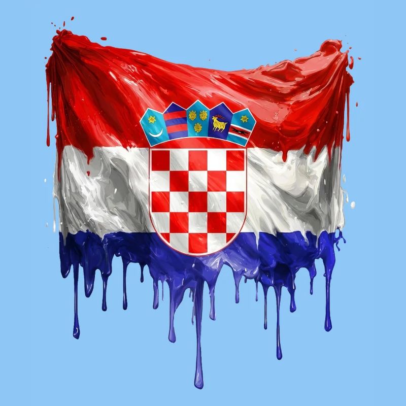 Drapeau croate couleur