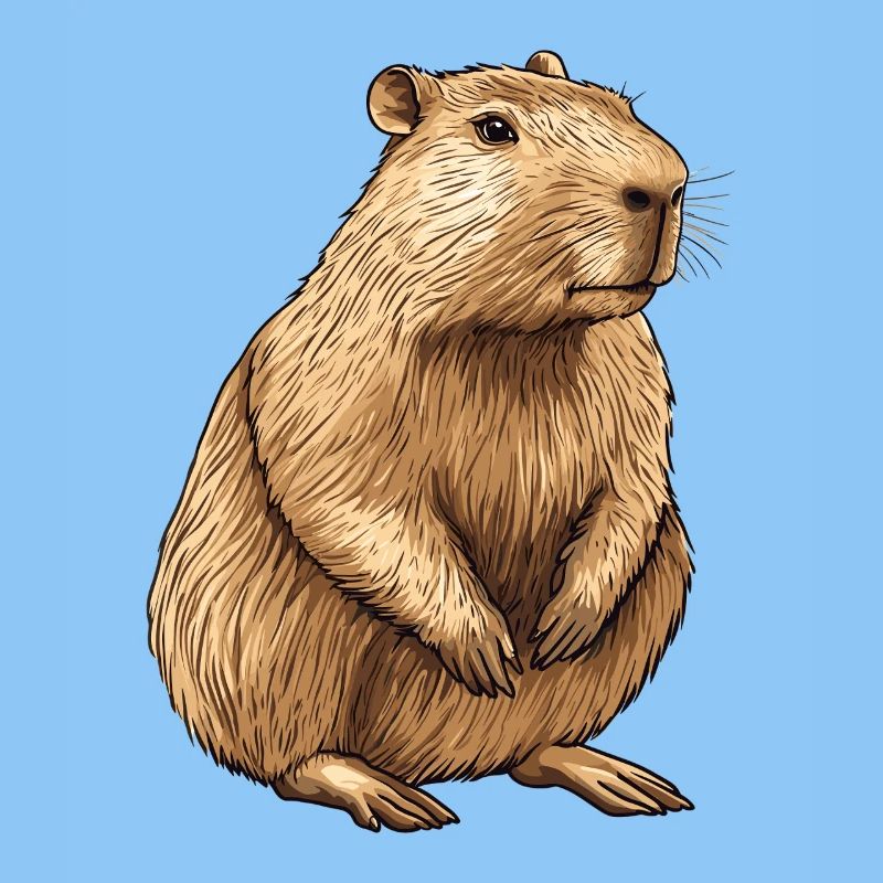 Capybara Portrait