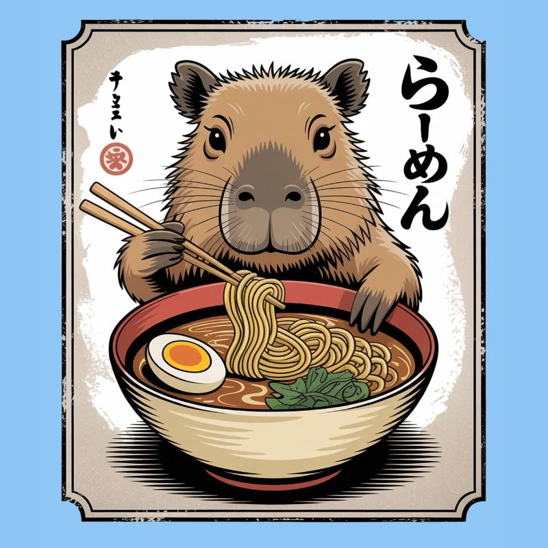 Capybara Ramen Bowl