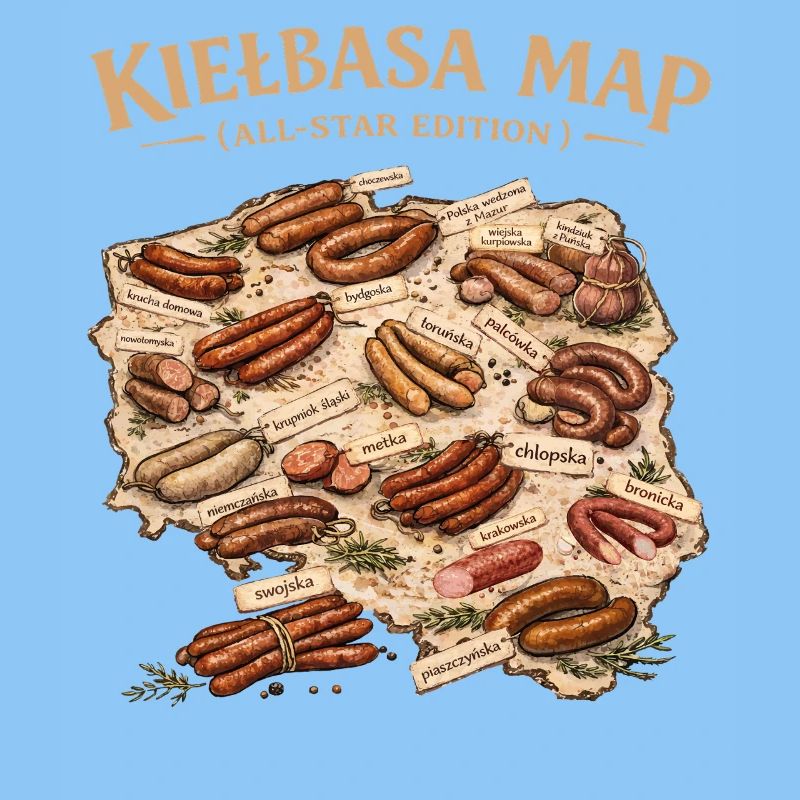 Kielbasa Map All Star Edition