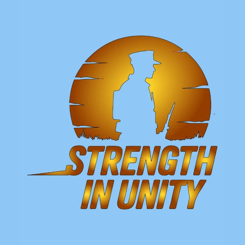 Strength in Unity Soldier Silhouette