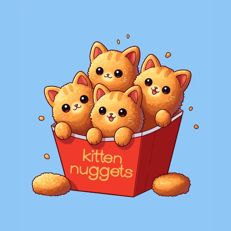 Pépites de chatons mignons chats kawaïens