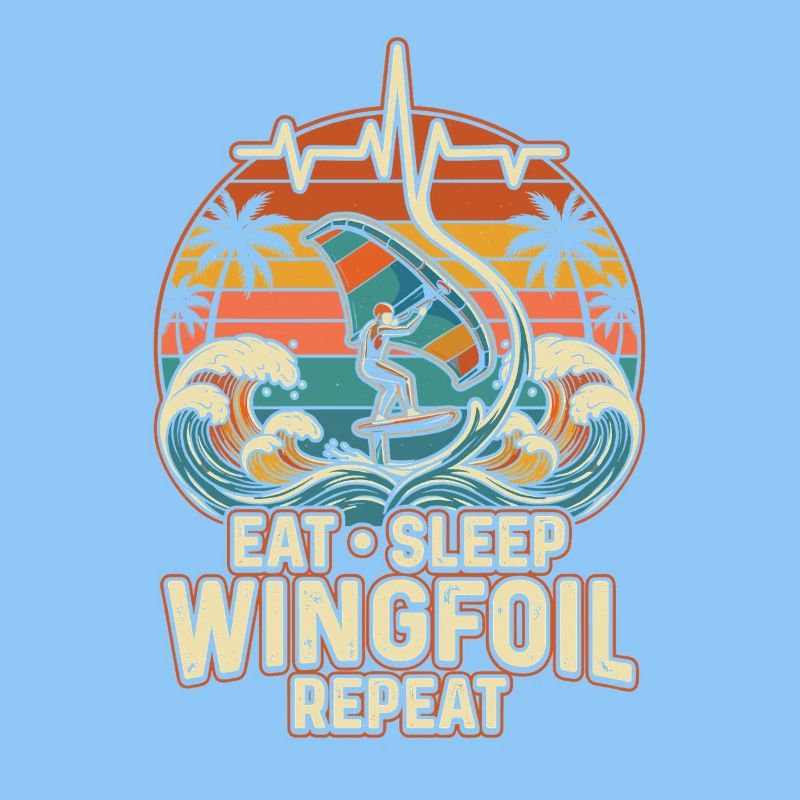 Wingfoil Leben am Meer