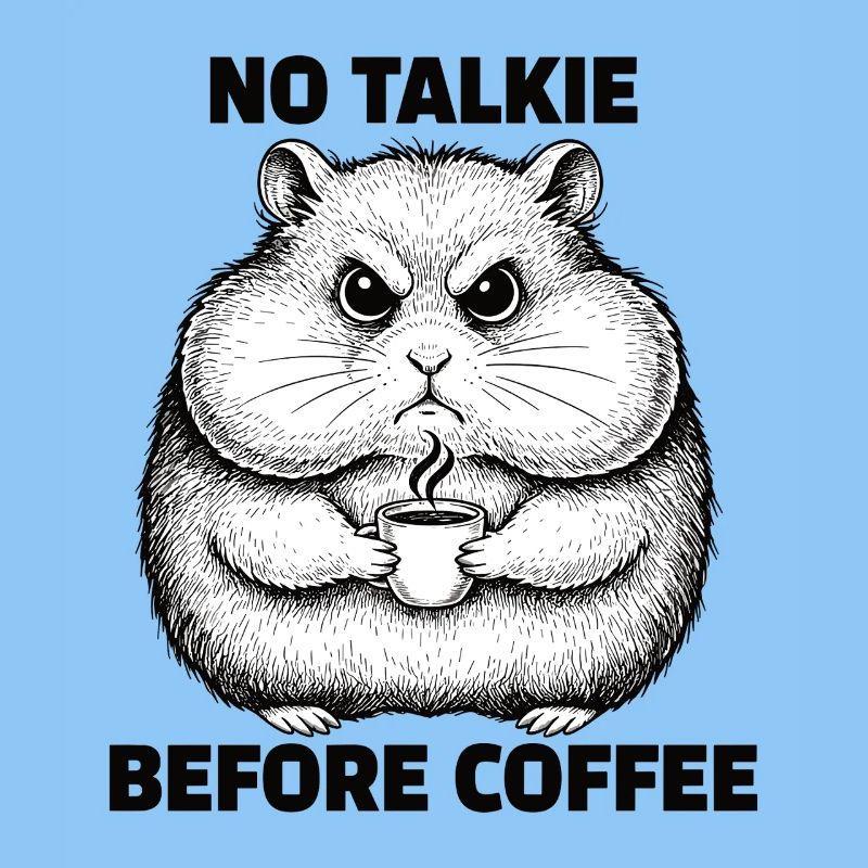 Pas de conversation devant un hamster amateur de café