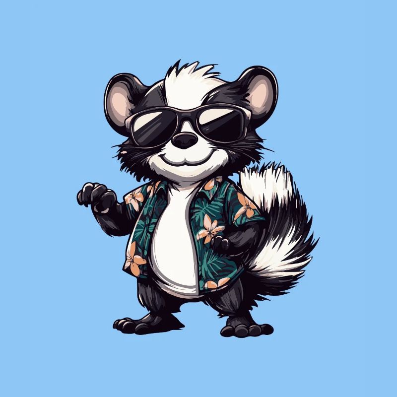 Skunk Comic Holiday