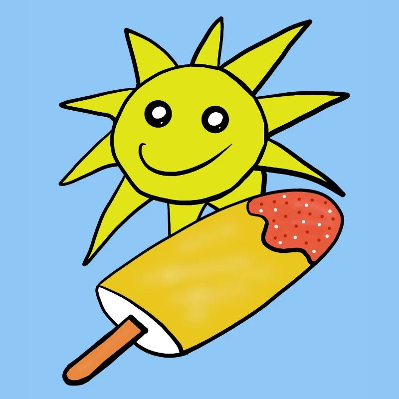 Summer Sun Glace Glace Étés