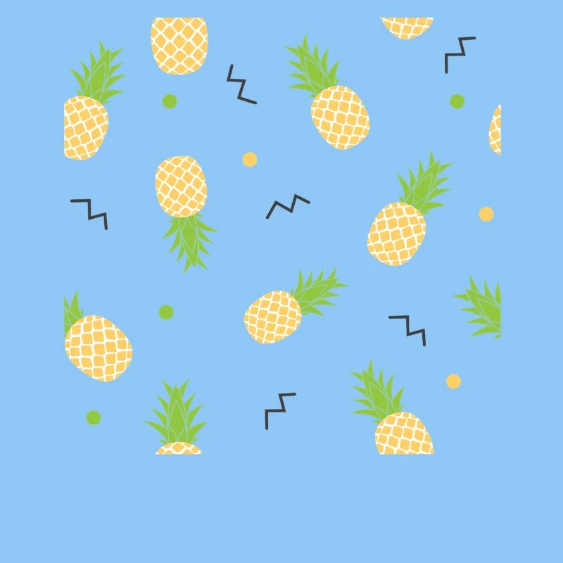pineapple yellow pattern