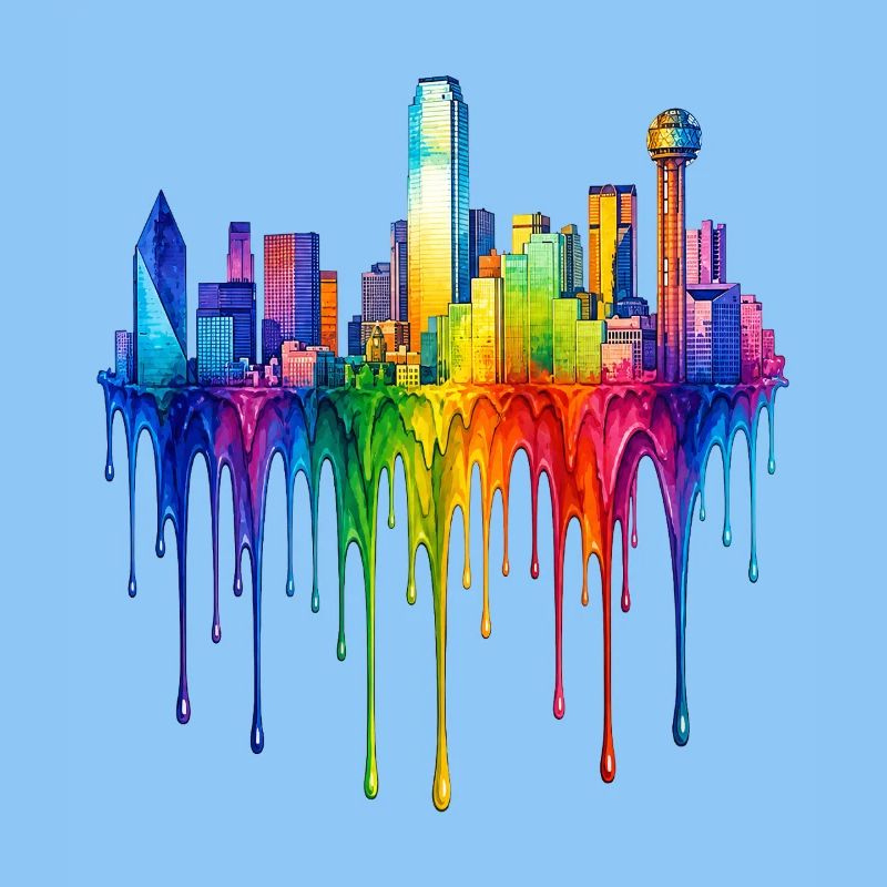 Dallas, Texas – Dripping Paint