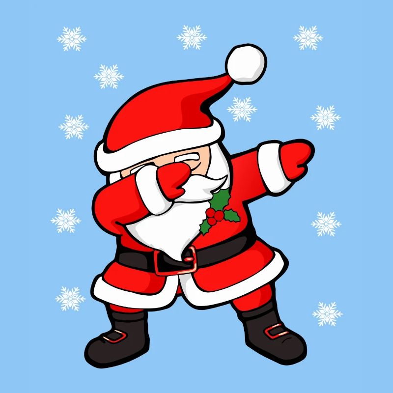 Santa Dab Festliche Stimmung