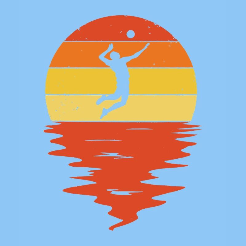 Saut en silhouette du coucher de soleil