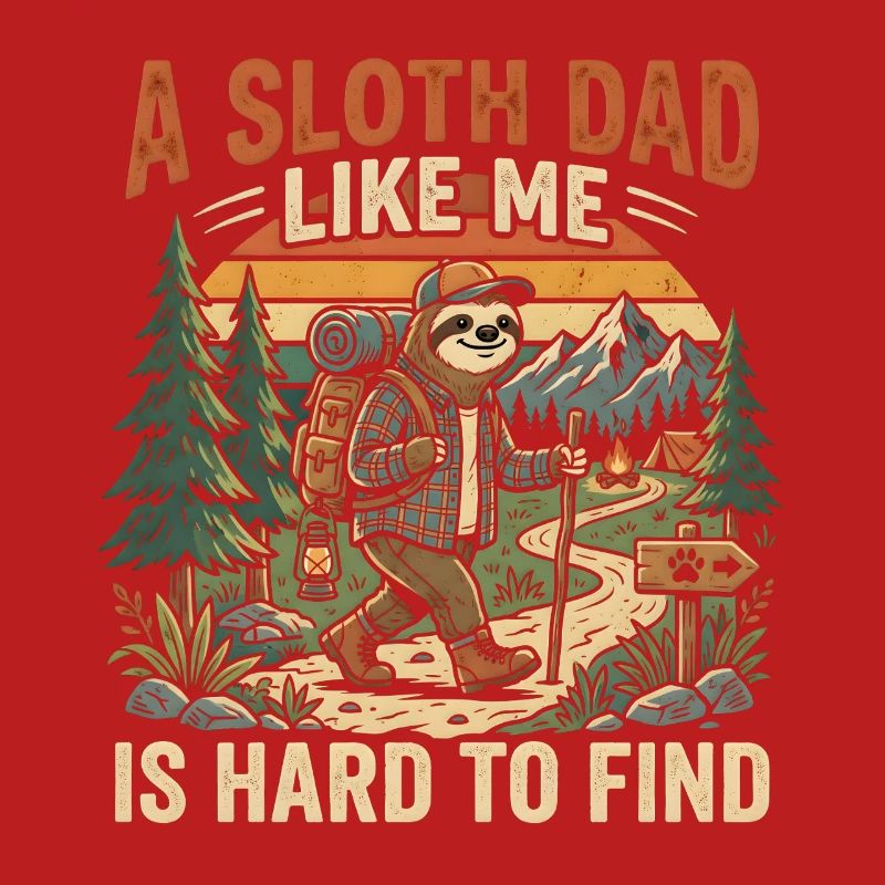 Sloth Dad Wanderabenteuer