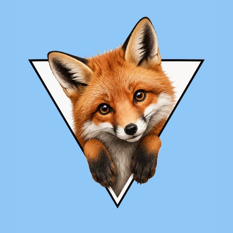 Illustration du renard dans le triangle