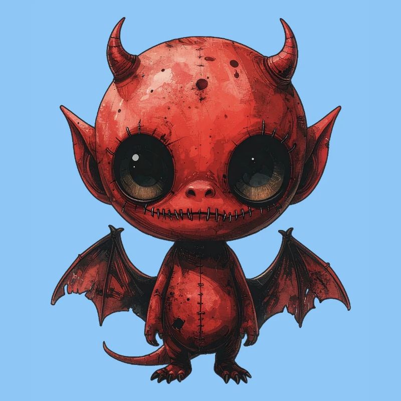 Creepy Cute Red Devil