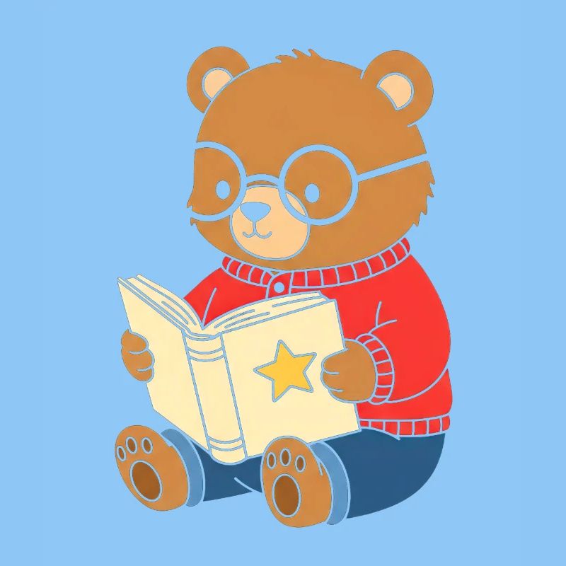 Bärchen liest Sternenbuch