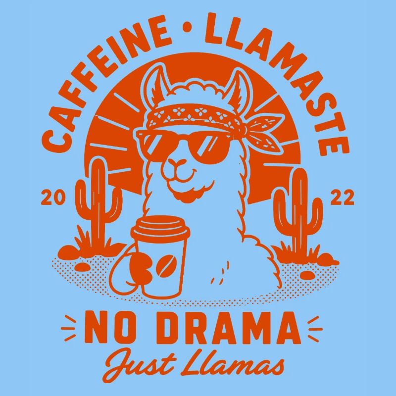 No Prob Llama Chill Spruch