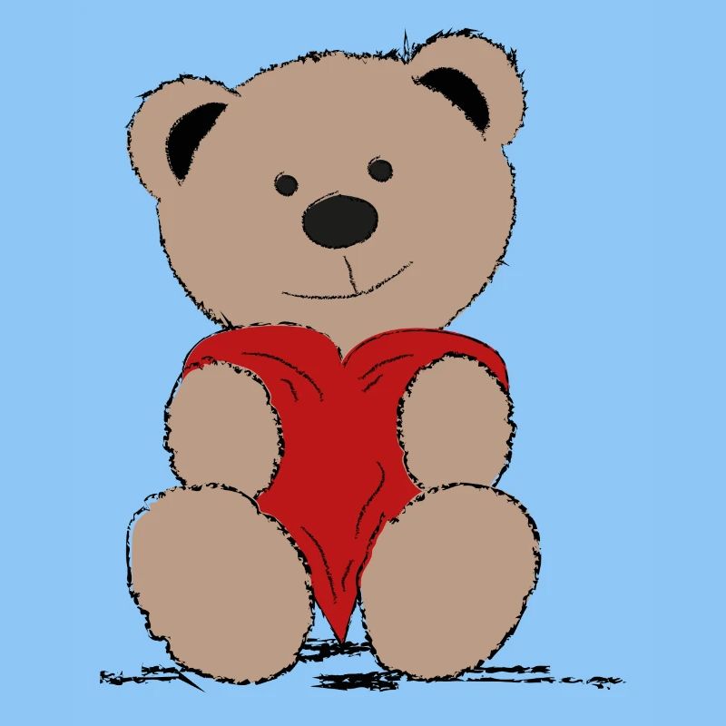 Teddybär mit Herz