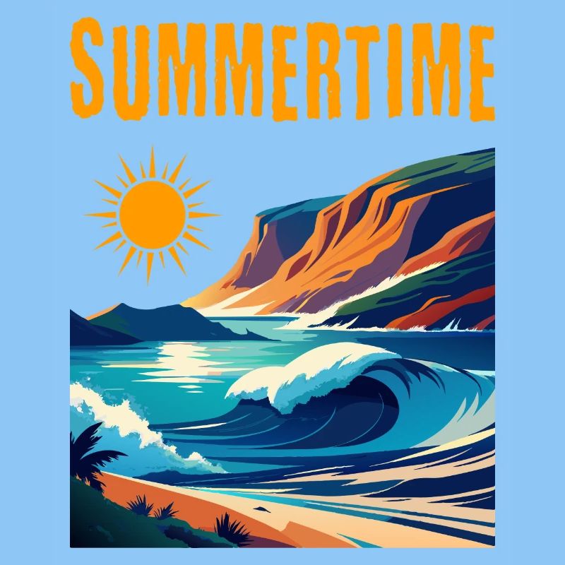 Summertime - beau design d’été