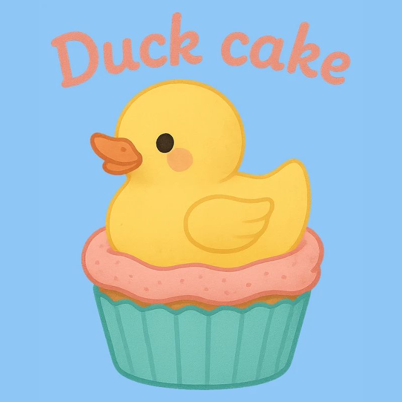Duck Cake – Süses Entchen auf Cupcake Design mit H