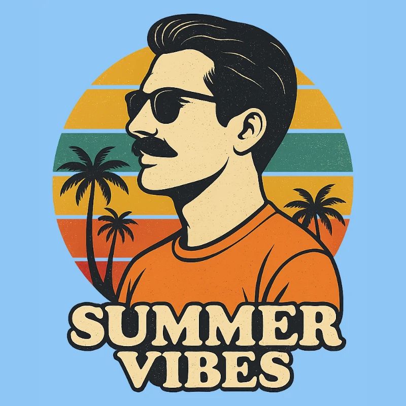 Sommer Vibes Retro Design