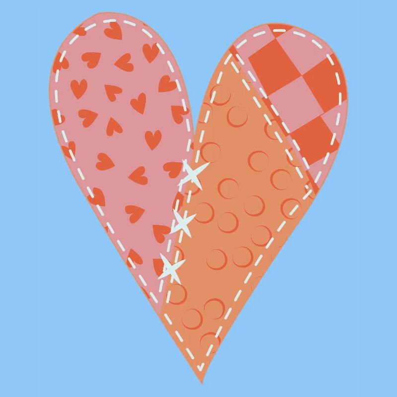 Patchwork Herz Nr. 10