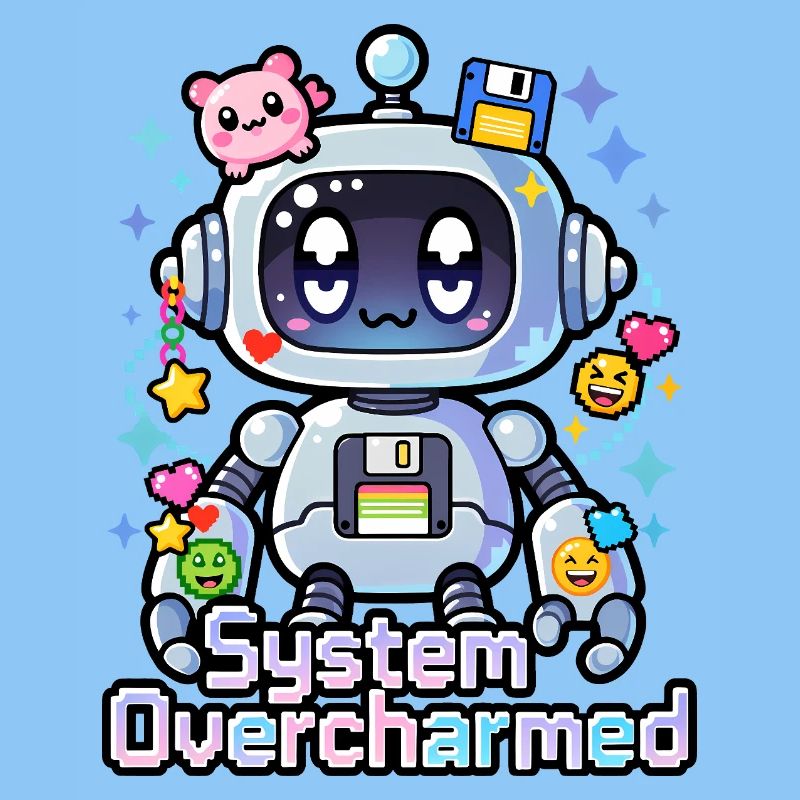 🤖 - Système surcharmé – Robot avec des breloques numériques