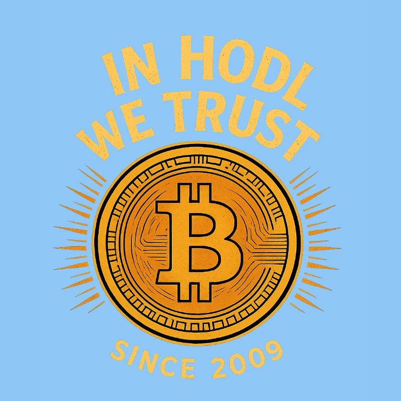 Conception de l’emblème Bitcoin Trust