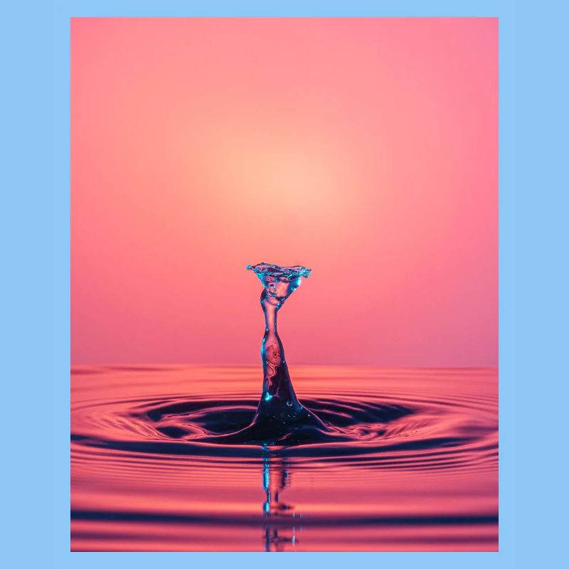 Flüssiger abstrakter Spritzer