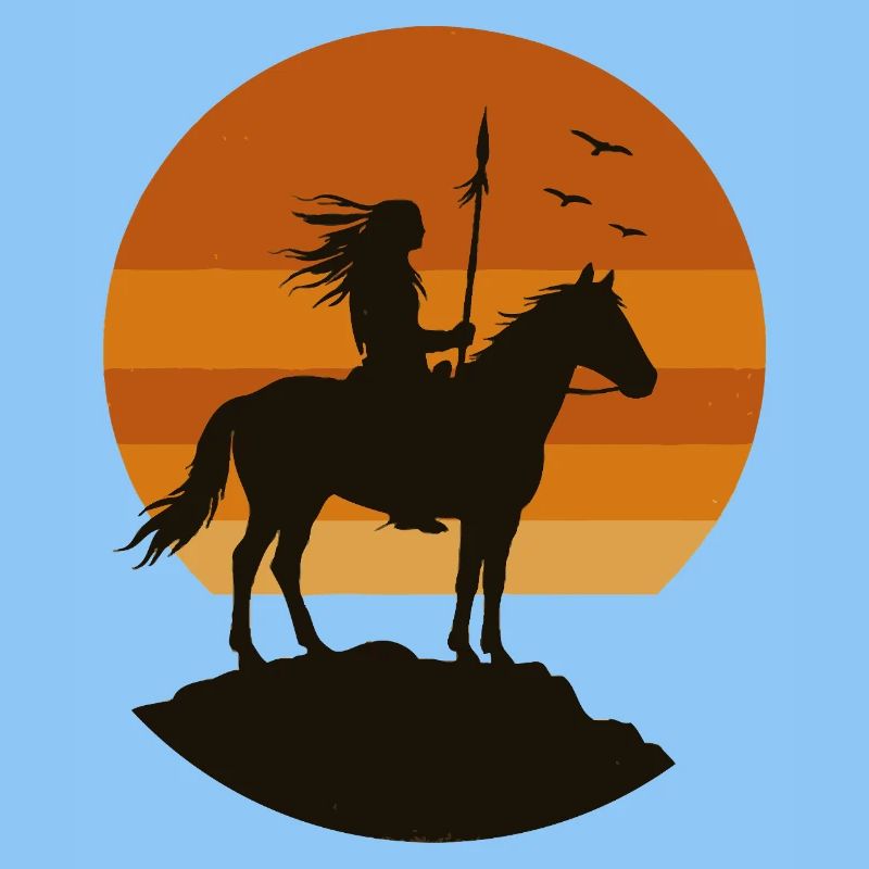 Sunset Rider Silhouette