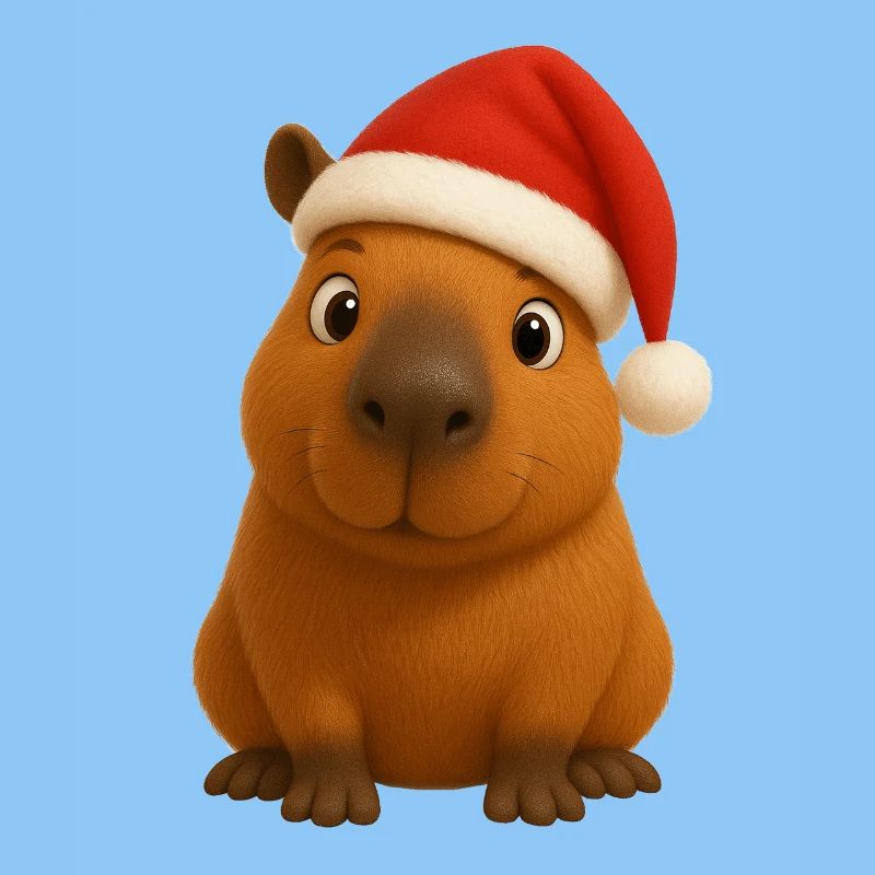 Capybara Christmas