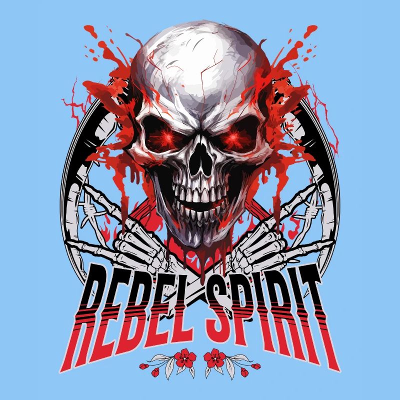 skull skeleton motorcycle biker gang