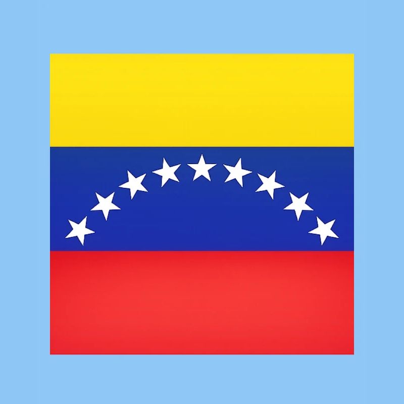 Venezuela-Flaggenbogen-Sterne