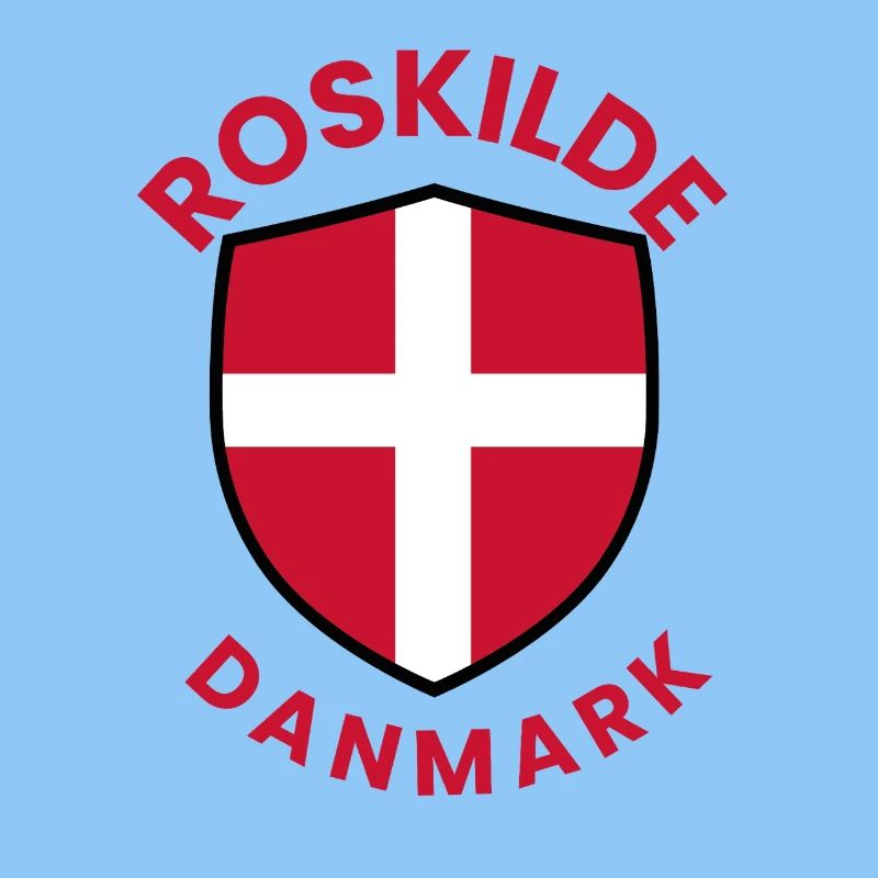 Roskilde-Dänemark-Schild