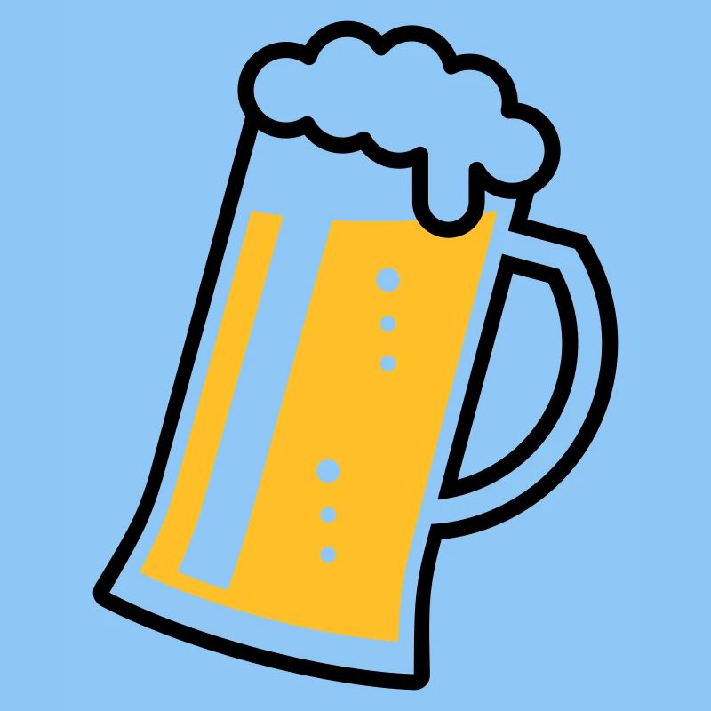 Maßkrug (Bier / Bierseidel / Bierglas / R /// 2C) 