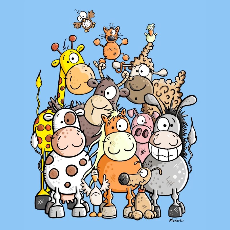 Tas géant de l'animal