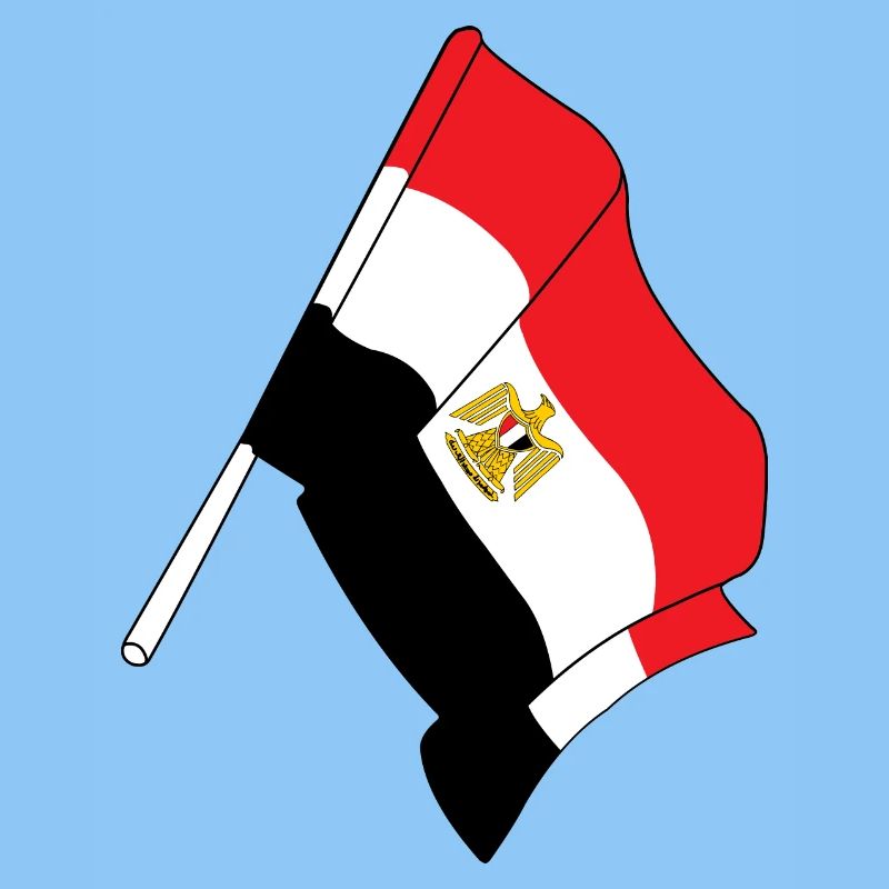 Drapeau : Égypte