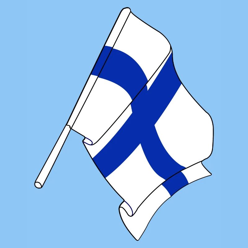 Flagge von Finnland