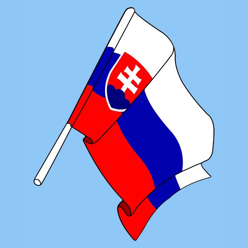 Flagge der Slowakei