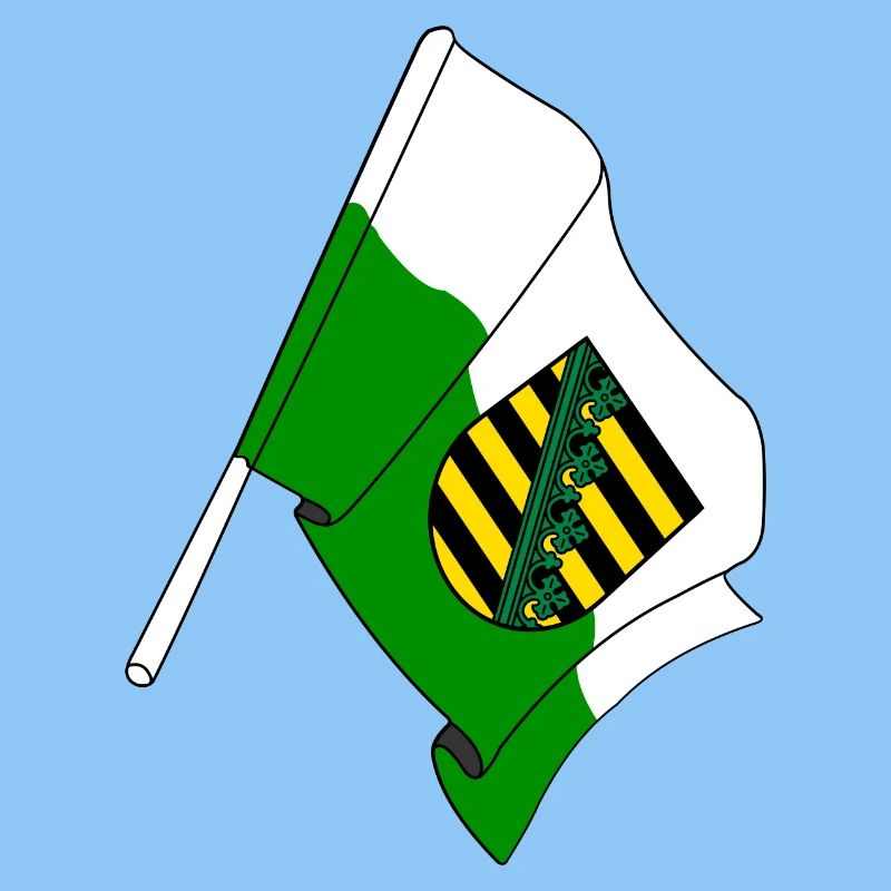 Drapeau Saxe
