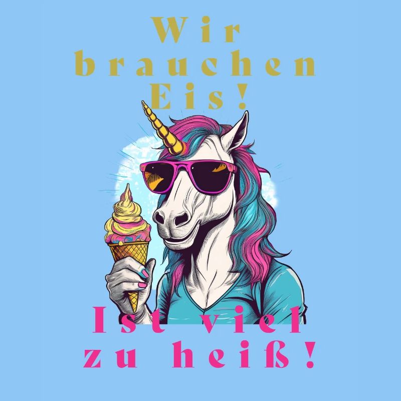 Einhorn Eis vs. Hitze