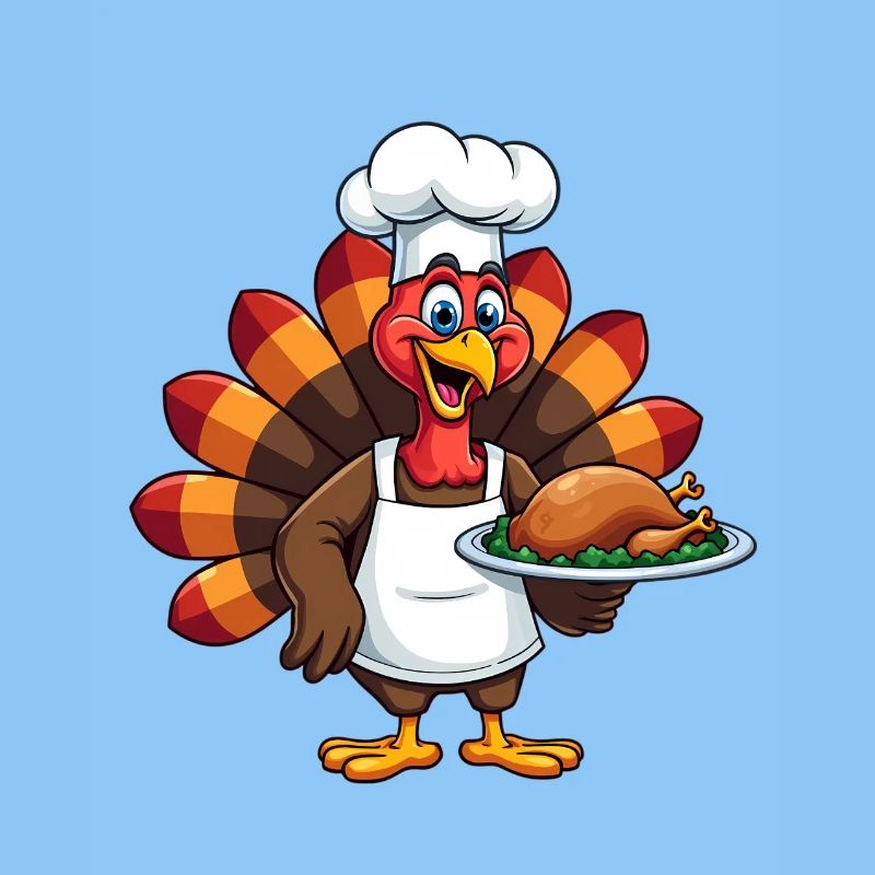 Cuisinier de dinde de Thanksgiving Thanksgiving