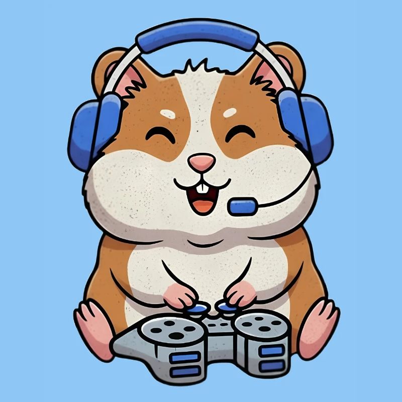 Hamsters while gaming