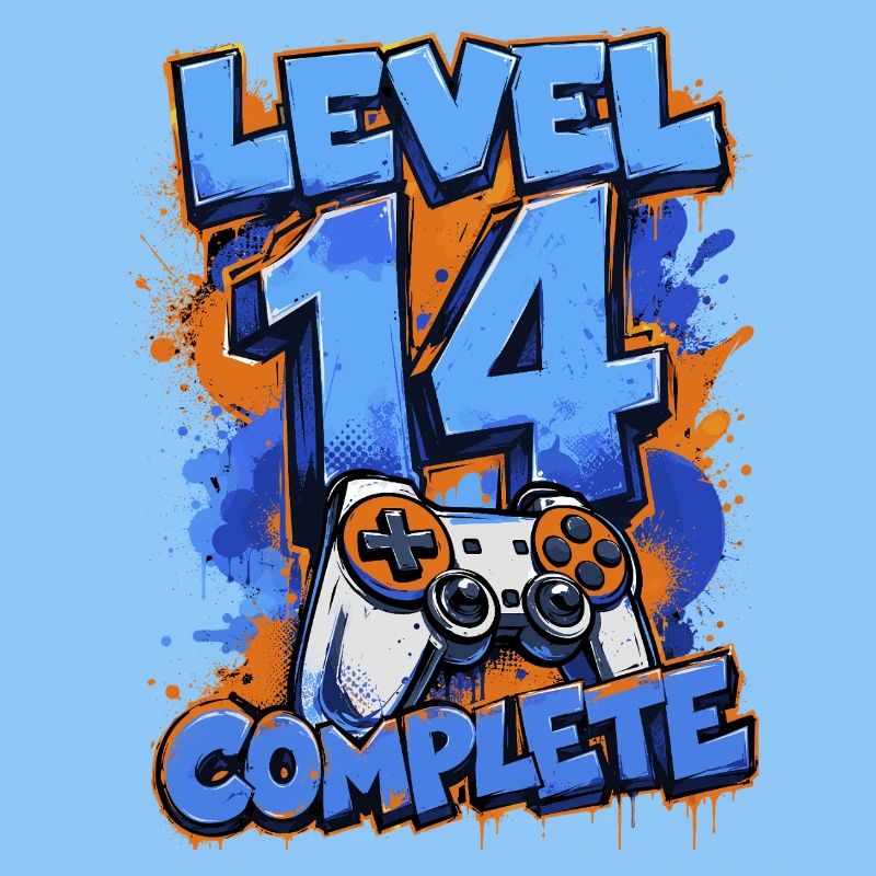 Level 14 Complete – Retro Gaming