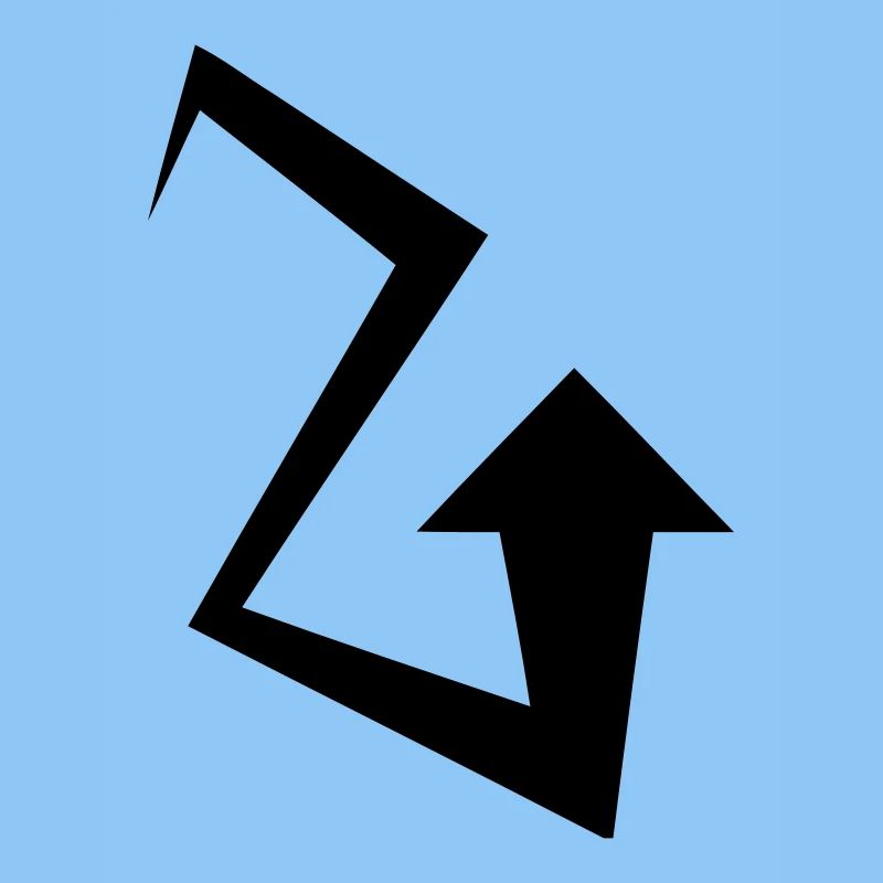 Zig Zag Pfeil