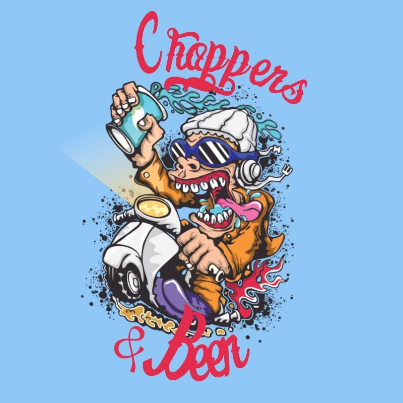 Choppers Crew Monkey Scooter