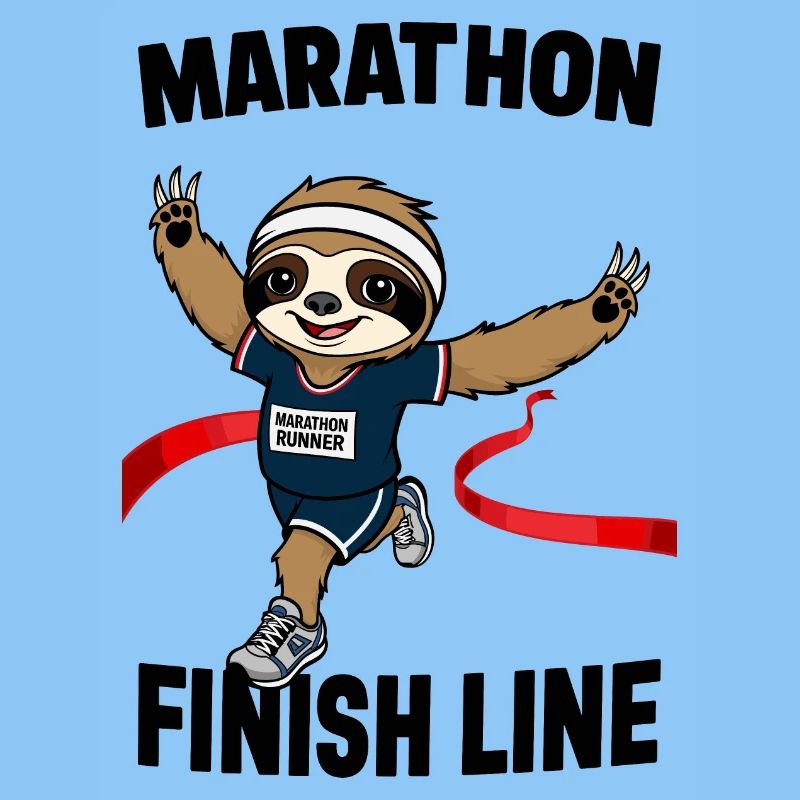 Sloth Marathon Runner