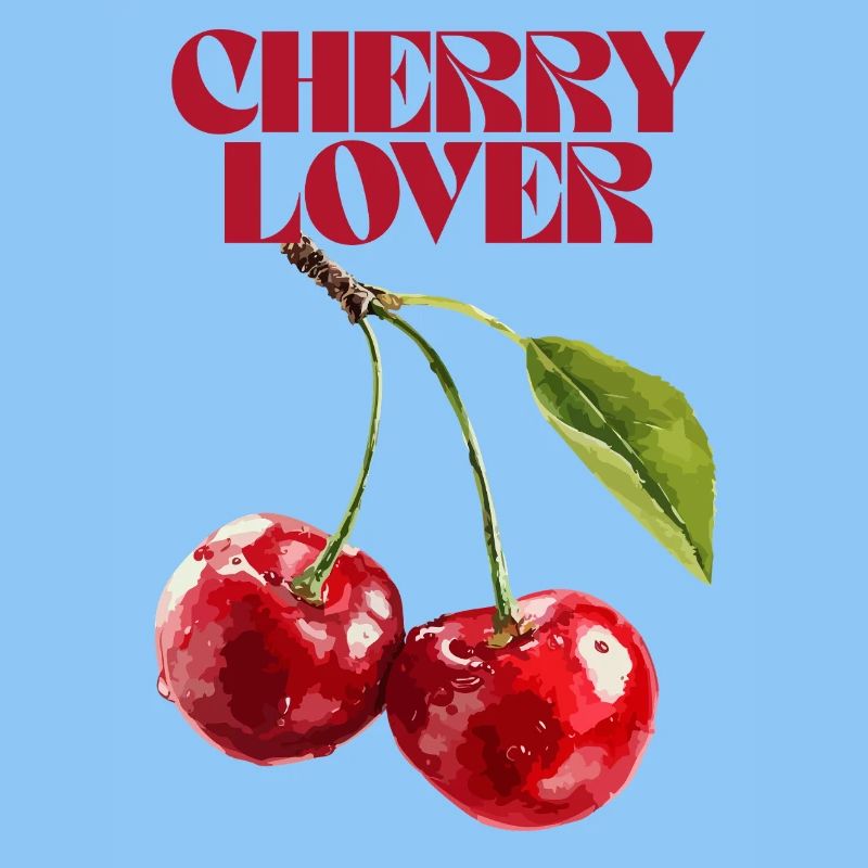 Cherry Lover Botanical Illustration