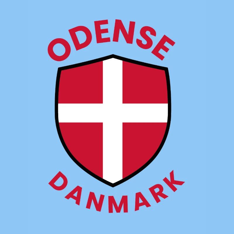 Odense, Dänemarks Flaggenwappen