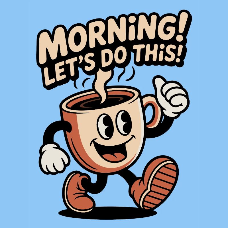 Motivation du café du matin