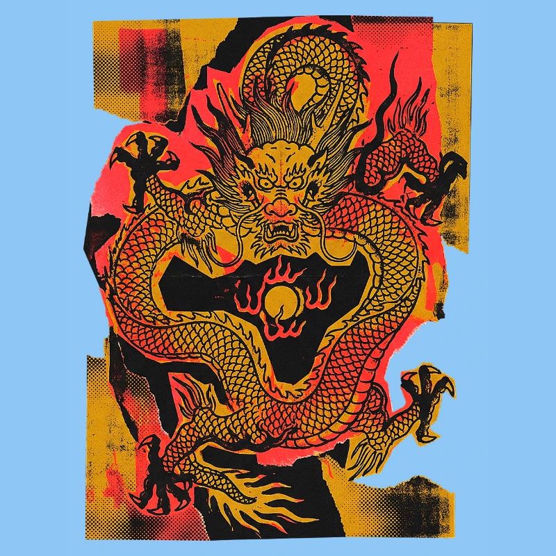 Chinesischer Drache Kunst